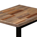 vidaXL Ensemble de table basse gigogne 3 Pièces Teck massif récupération