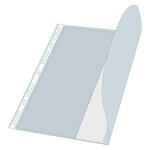 Pochettes Perforées À Soufflet De 30mm Avec Rabat À Scratch - Cristal - X 4 - Exacompta
