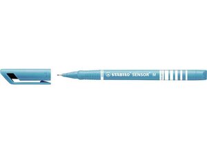 Stylo Feutre à pointe fine SENSOR M, tracé: 0,7 mm, turquoise STABILO