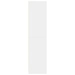 vidaXL Garde-robe blanc 80x50x200 cm bois d'ingénierie