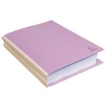 Paquet de 25 chemises dos toilé Forever® 320g/m2 24x32cm Lilas EXACOMPTA