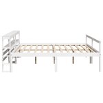 vidaXL Lit pour personne âgée avec tête de lit sans matelas 200x200 cm
