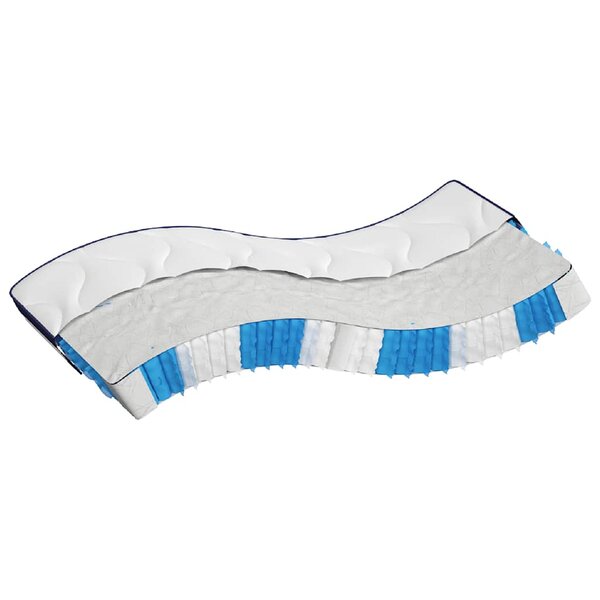 vidaXL Matelas à ressorts ensachés dureté moyenne 140x190 cm