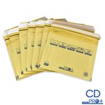 Lot de 400 enveloppes à bulles pro+ marron cd format 145x175 mm