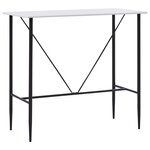 vidaXL Ensemble de bar 5 Pièces Tissu Noir