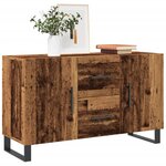 vidaXL Buffet vieux bois 100x36x60 cm bois d'ingénierie