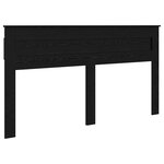 vidaXL Tête de lit Chêne noir 180 cm Bois d'ingénierie