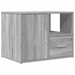 vidaXL Armoire d'angle sonoma gris 160x40x45 cm bois d'ingénierie
