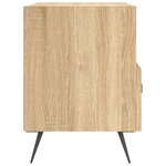 vidaXL Tables de chevet 2 Pièces chêne sonoma 40x35x47 5 cm