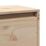 vidaXL Armoire murale 80x30x35 cm Bois de pin massif