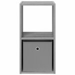 vidaXL Table de chevet avec tiroir Gris Sonoma 30 5 x 27 x 59 5 cm