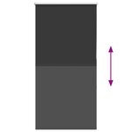 vidaXL Store enrouleur occultant largeur du tissu 70 7 cm polyester