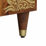 vidaXL Cabinet TV Marron 105 x 33.5 x 46 cm Bois de manguier massif