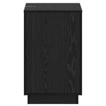 vidaXL Table d'appoint Chêne noir 60 x 40 x 65 cm Bois d'ingénierie