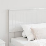 vidaXL Tête de lit Blanc Brillant 100 cm Bois d'ingénierie