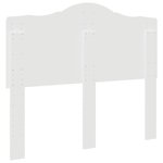 vidaXL Tête de lit Blanc Brillant 120 cm Bois d'ingénierie