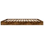 vidaXL Cadre de lit sans matelas chêne fumé 180x200 cm