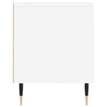 vidaXL Meuble TV blanc 100x34 5x44 5 cm bois d'ingénierie