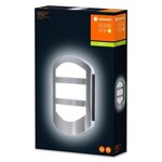 ENDURA STYLE PLATE WALL Applique Extérieure 12w=600lm - Acier Inoxydable