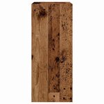 vidaXL Bibliothèque/Cloison de séparation vieux bois 40x30x72 cm