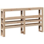 vidaXL Tête de lit avec étagères 120 cm bois massif de pin