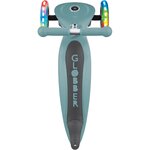 Globber 432-306-MYT - Trottinette Primo - 120/80 mm  ABEC 5  3 roues  réglable  roues LED