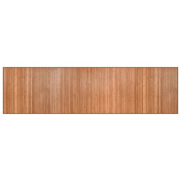 vidaXL Tapis rectangulaire naturel 80x300 cm bambou
