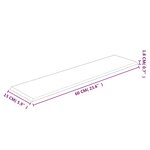 vidaXL Panneaux muraux 12 Pièces Gris foncé 60x15 cm Velours 1 08 m²