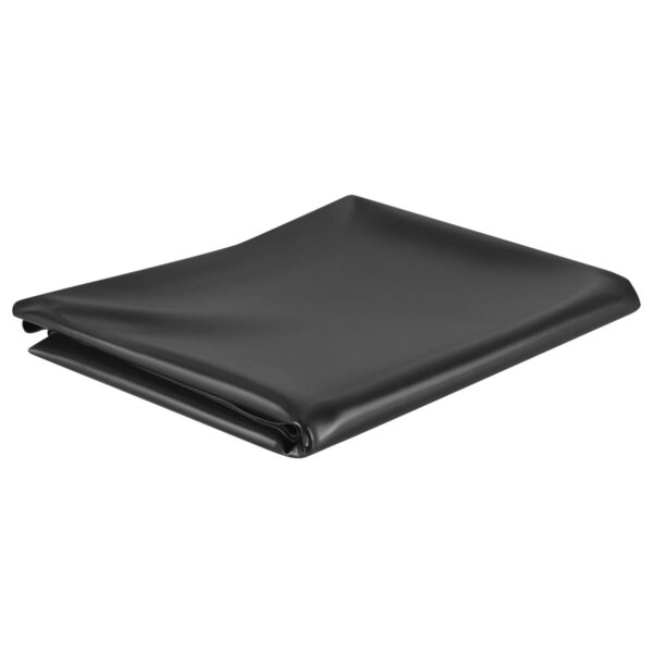 vidaXL Doublure d'étang Noir 5x6 m PVC 0 5 mm