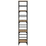 vidaXL Bibliothèque chêne artisanal 50x33x153 cm bois d'ingénierie