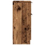 vidaXL Buffet vieux bois 30x30x70 cm bois d'ingénierie