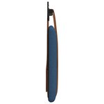 vidaXL Tête de lit suspendue Bleu PU antique