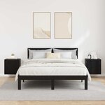 vidaXL Meubles TV muraux Montage mural 2 Pièces Chêne noir 40 5x30x40cm