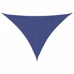 vidaXL Voile de parasol tissu oxford triangulaire 3x3x4 24 m bleu
