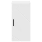 vidaXL Cabinet de salle de bain avec stockage Blanc 30 x 31 5 x 61 cm