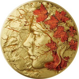 Pièce de monnaie en Argent - Cuivre 2000 Francs g 1000 (1 Kg) Cu - 62.2 (2 Oz) Ag Millésime 2025 WHISPERS OF THE MAPLE AUTUMN (PRÉCOMMANDE)