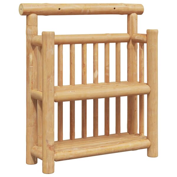 vidaXL Étagère Murale avec étagère Marron 40 x 13 x 44 cm Bambou