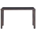 vidaXL Ensemble à manger d'extérieur 5Pièces avec coussins Résine tressée