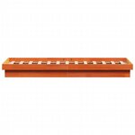 vidaXL Cadre de lit à LED sans matelas 140x190 cm bois massif