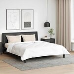 vidaXL Couette avec oreiller 3 Pièces Blanc Microfibre