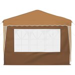 vidaXL Tente de fête pop-up 288 x 288 x 245 cm Beige Tissu Oxford