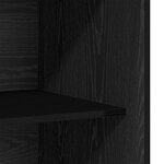 vidaXL Armoire Chêne Noir 80 x 50 x 200 cm - Bois Solide