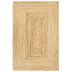 vidaXL Tapis fait à la main Jute 180x250 cm