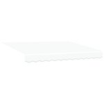 vidaXL Auvent Rétractable Automatique Blanc 300x250 cm