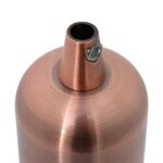 vidaXL Douilles de lampe 2 Pièces bronze rouge E27