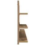 VidaXL Armoire à miroir de salle de bain chêne artisanal 90x11x45 cm