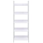 vidaXL Bibliothèque à 5 niveaux noir 60x27 6x158 5cm bois d'ingénierie