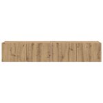 vidaXL Meuble TV mural 2 Pièces Chêne artisan 60 x 31 x 29.5 cm