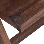 vidaXL Bureau Marron 90 x 50 x 103 cm Bois Recyclé Solide