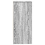 vidaXL Buffet sonoma gris 57x34x76 cm bois d'ingénierie